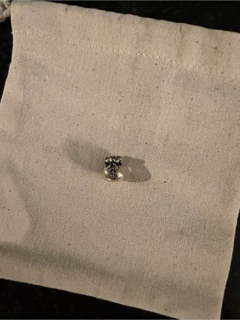 Pandora Sterling Silver Money Bag Charm - Silver